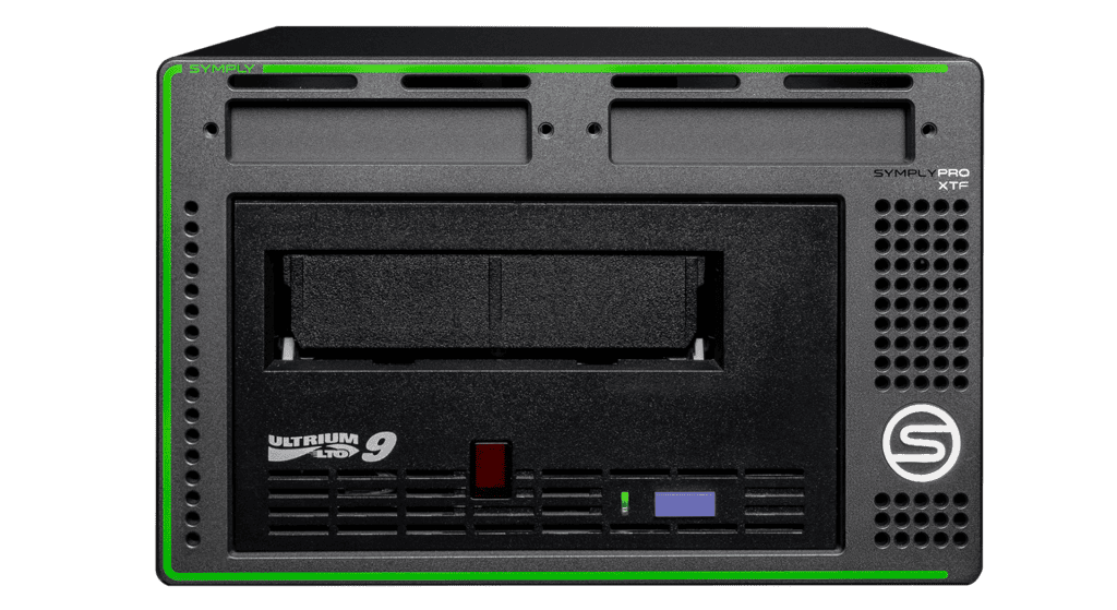 SymplyPRO DIT Thunderbolt LTO drive desktop full-height LTO-9 - front view