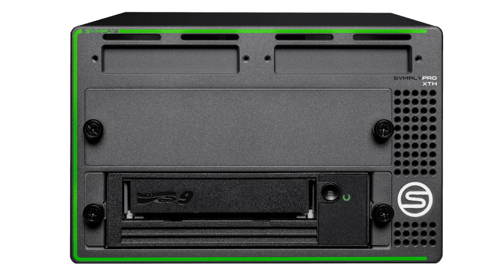 SymplyPRO DIT Thunderbolt LTO drive desktop - front view