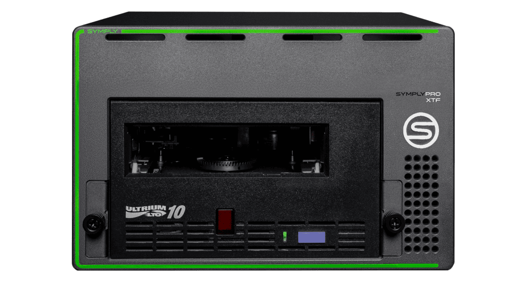 SymplyPRO Ethernet LTO drive desktop full-height LTO-10 - front view