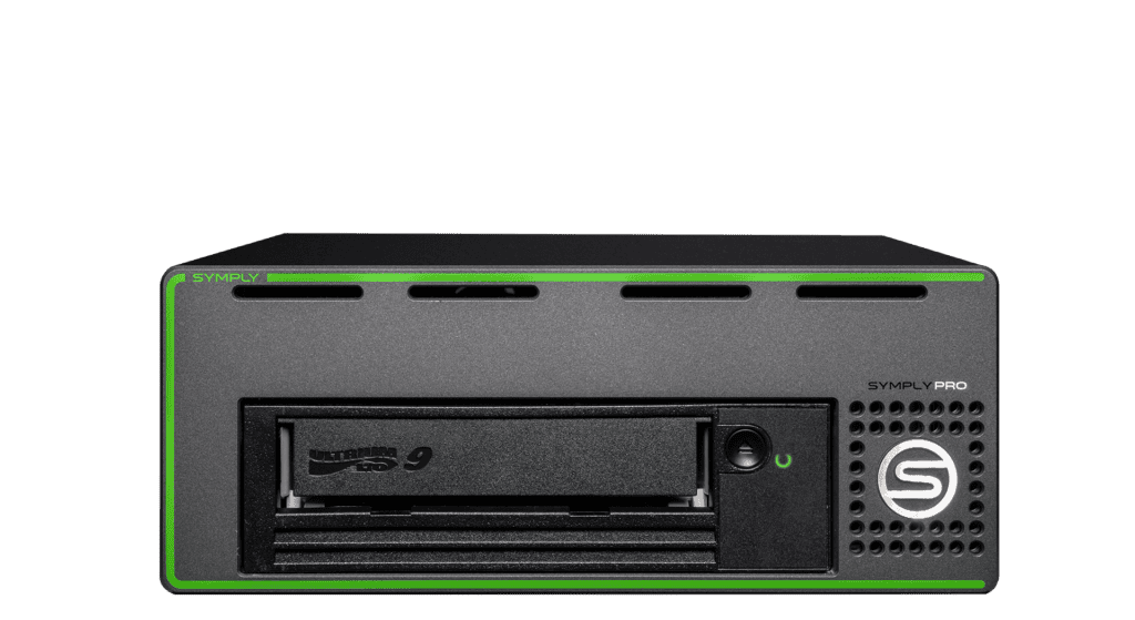 SymplyPRO Thunderbolt LTO drive desktop half-height - front view