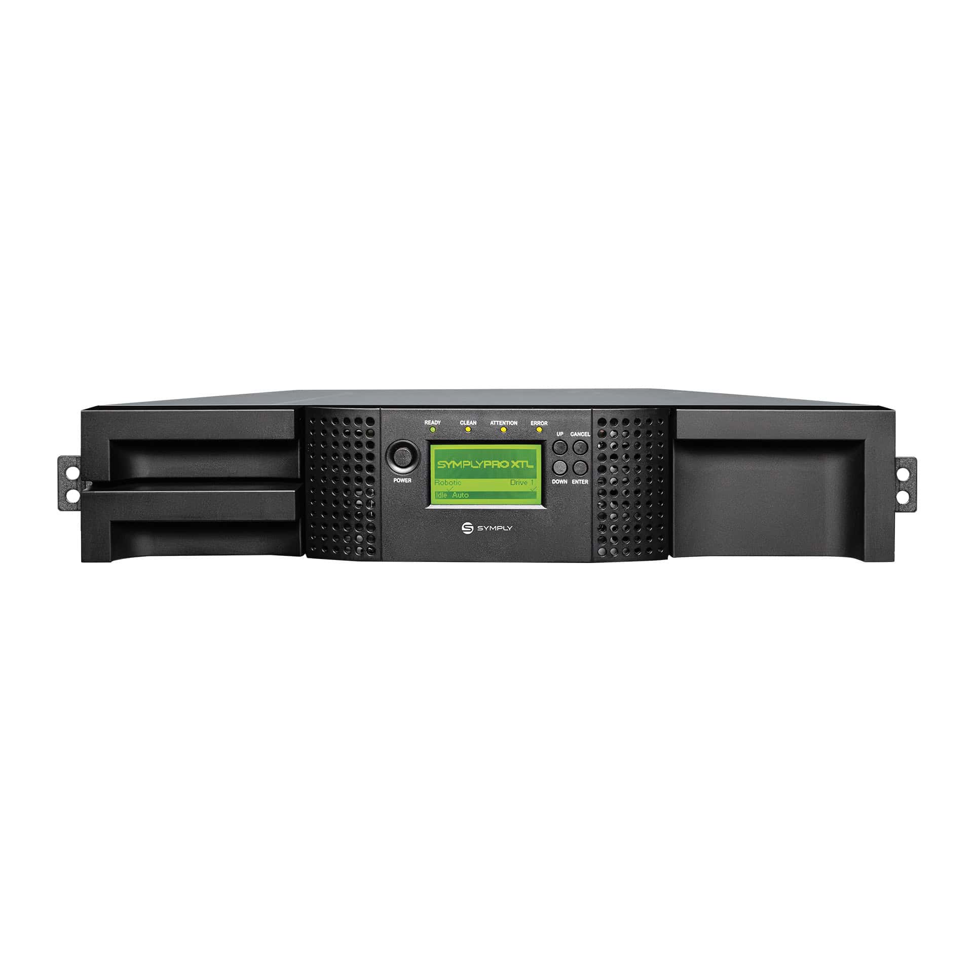 SymplyPRO XTL 24 2U LTO tape library, front view